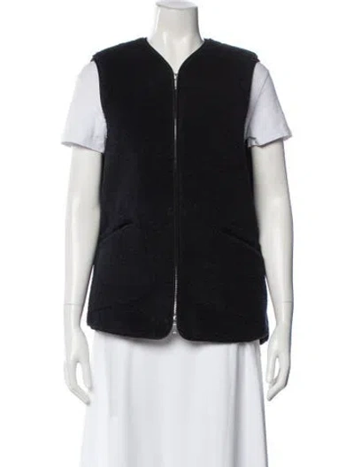 Pre-owned Cos Vest In Black