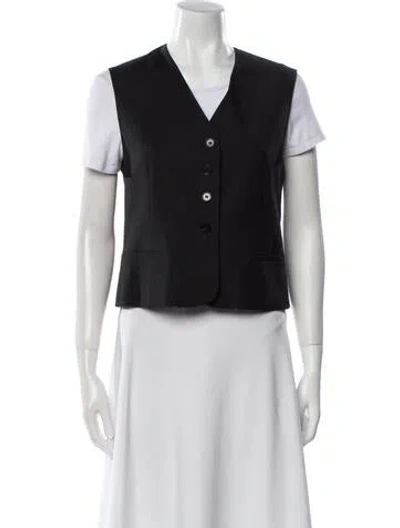 Pre-owned Cos Vest In Black