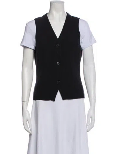 Pre-owned Cos Vest In Black