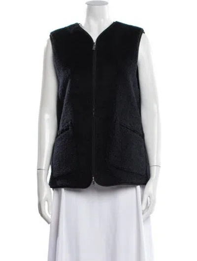 Pre-owned Cos Vest In Black