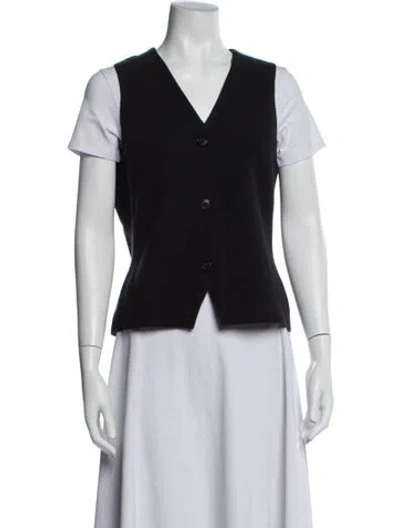 Pre-owned Cos Vest In Black