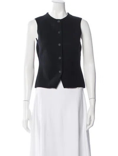 Pre-owned Cos Vest In Black
