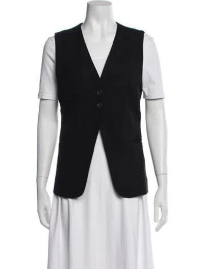Pre-owned Cos Vest In Black