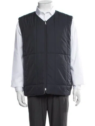 Pre-owned Cos Vest In Blue