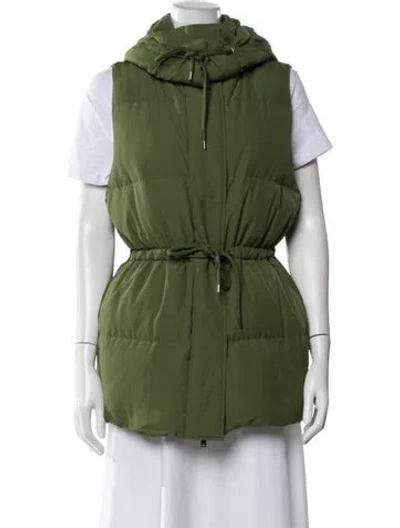 Pre-owned Cos Vest In Green