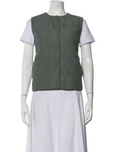 Pre-owned Cos Vest In Green