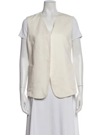 Pre-owned Cos Vest In Neutrals