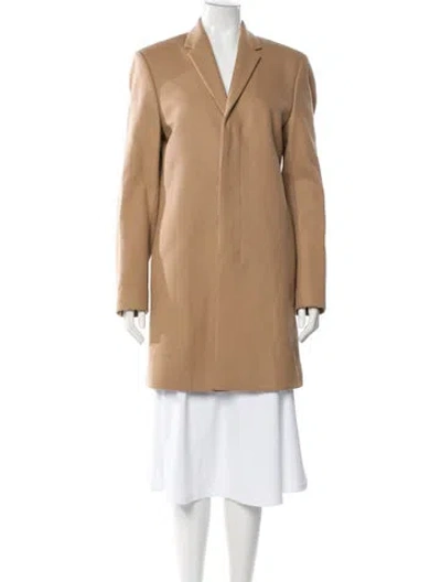 Pre-owned Cos Virgin Wool Coat In Neutral