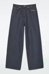 Cos Volume Sprayed-denim Jeans - Wide In Blue