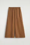 Cos Voluminous Culottes In Brown