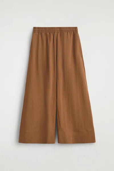 Cos Voluminous Culottes In Brown