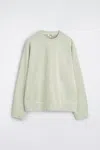 Cos Washed-cotton Sweatshirt In Green