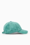 Cos Washed Cotton-twill Baseball Cap In Green