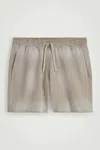 Cos Shorts In Jersey Con Coulisse In Brown