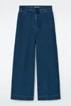Cos Wide-leg Denim Pants In Blue