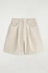 Cos Wide-leg Denim Shorts