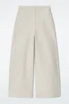 Cos Wide-leg Denim Pants In Beige