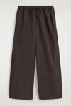 Cos Wide-leg Linen Drawstring Pants