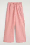 Cos Wide-leg Linen Drawstring Pants