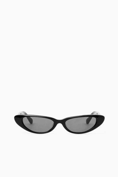 Cos Wing Sunglasses - Cat-eye In Black