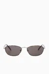 Cos Wire-frame Cat-eye Sunglasses In Brown