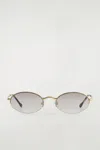 Cos Wireframe Oval Sunglasses