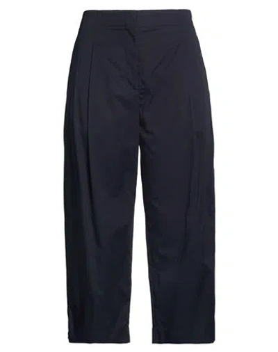 Cos Woman Pants Midnight Blue Size 14 Cotton