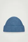 Cos Wool Beanie In Blue