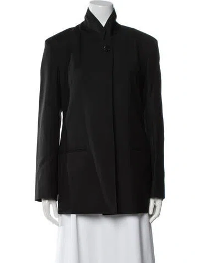 Pre-owned Cos Wool Blazer In Black