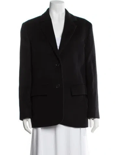 Pre-owned Cos Wool Blazer In Black