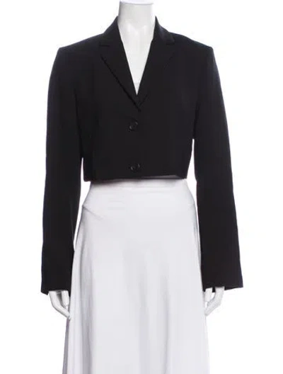Pre-owned Cos Wool Blazer In Black