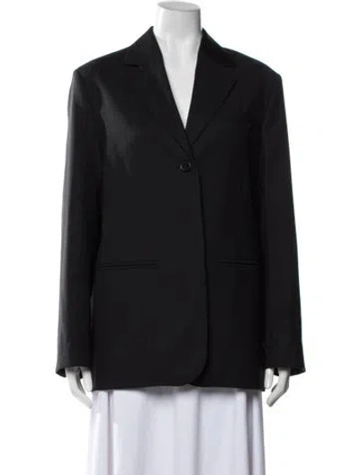 Pre-owned Cos Wool Blazer In Black