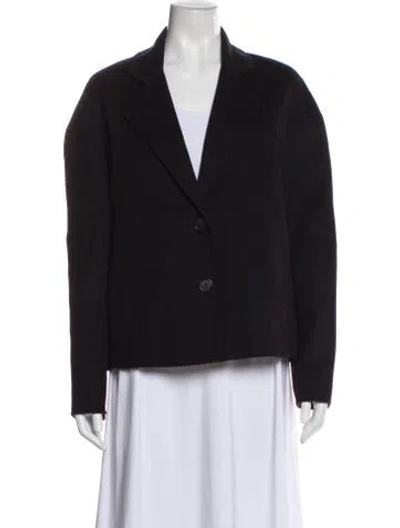 Pre-owned Cos Wool Blazer In Blue