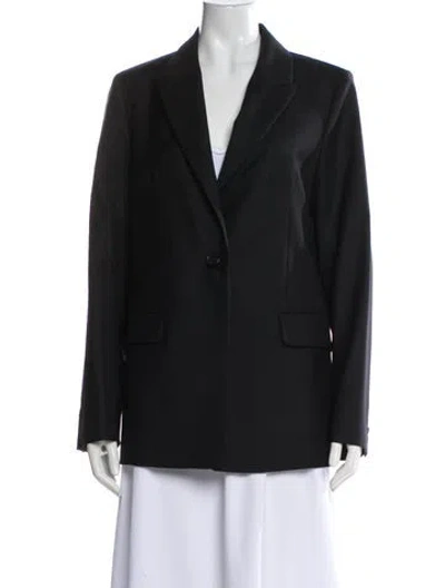 Pre-owned Cos Wool Blazer In Blue