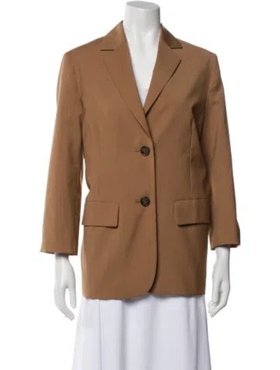 Pre-owned Cos Wool Blazer In Brown
