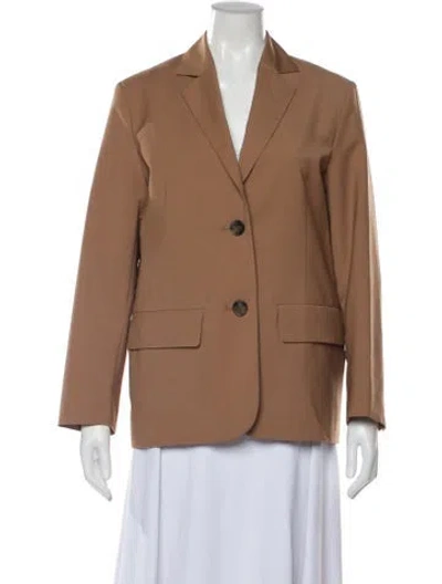 Pre-owned Cos Wool Blazer In Brown