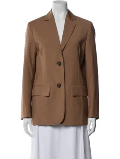 Pre-owned Cos Wool Blazer In Brown