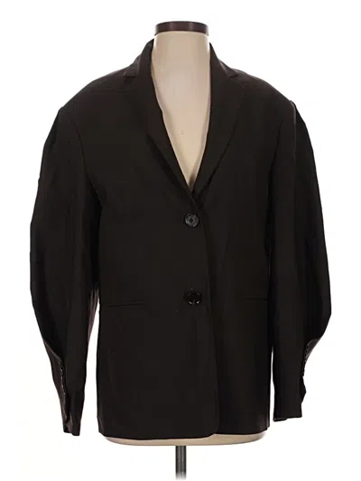 Pre-owned Cos Wool Blazer Jacket In Brown