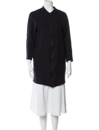 Pre-owned Cos Wool Bomber Jacket In Black