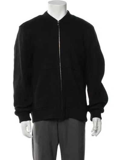 Pre-owned Cos Wool Bomber Jacket In Black