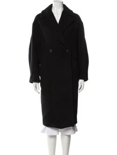 Pre-owned Cos Wool Coat In Black