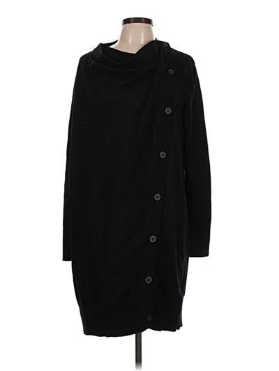 Pre-owned Cos Wool Coat In Black