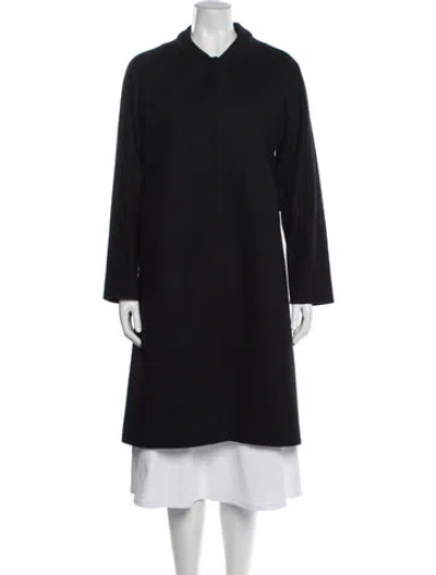 Pre-owned Cos Wool Coat In Blue
