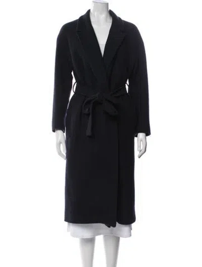 Pre-owned Cos Wool Coat In Blue