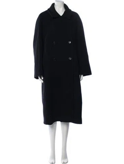 Pre-owned Cos Wool Coat In Blue