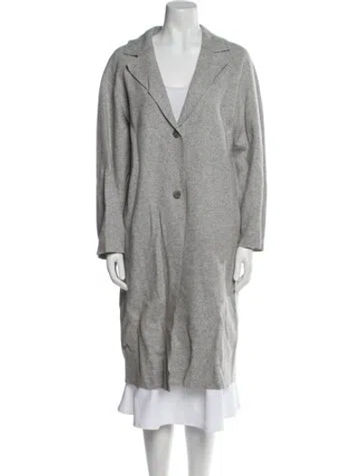 Pre-owned Cos Wool Coat In Gray