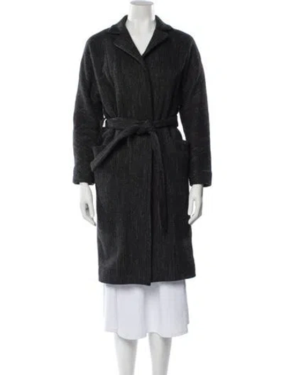 Pre-owned Cos Wool Coat In Gray