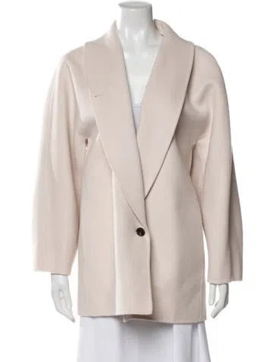Pre-owned Cos Wool Coat In Neutral