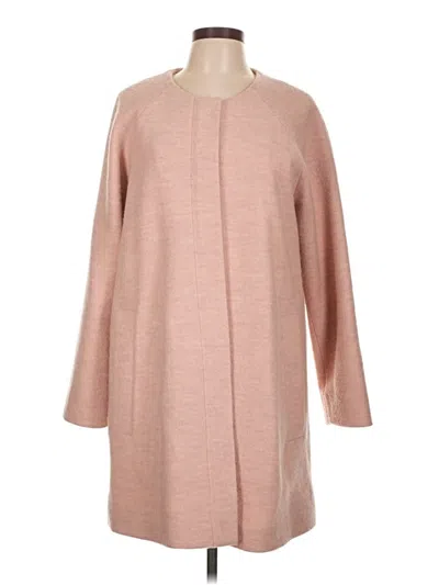 Pre-owned Cos Wool Coat In Pink