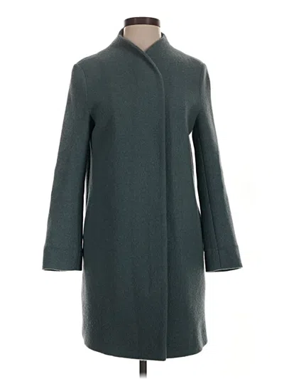 Pre-owned Cos Wool Coat In Teal